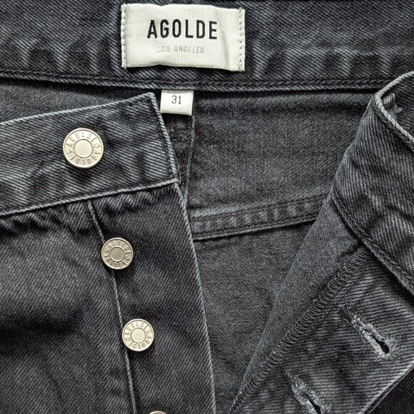Agolde Lana Mid-Rise Straight Jeans BNWOT - Picture 4 of 9
